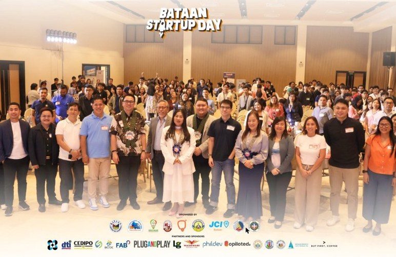 Organizers and participants of the second Bataan Startup Day, Bataan Tourism Center Pavilion, November 2025.